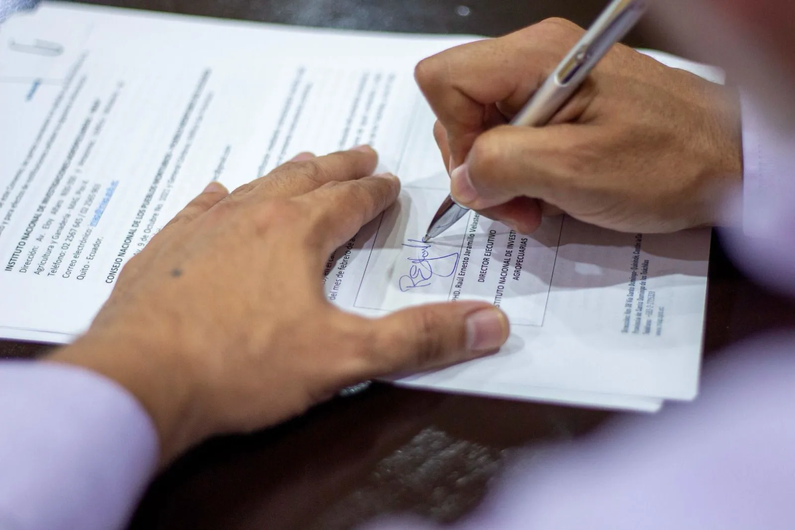INIAP y Consejo Nacional de Pueblos Montubios, firman convenio para el Desarrollo Sostenible de la Agricultura en Santo Domingo de los Tsáchilas