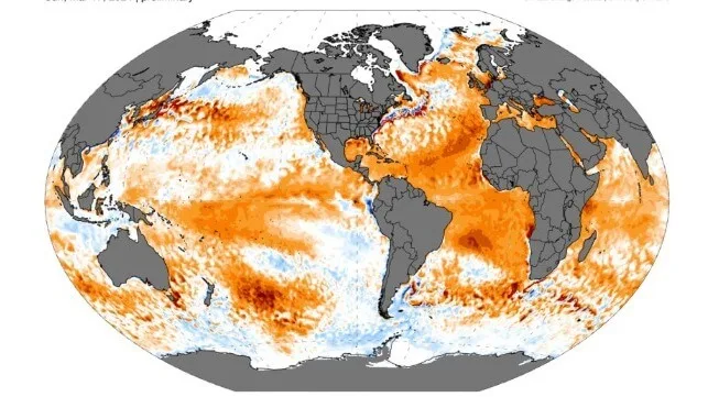 INTERNACIONAL: Océanos de la Tierra continúan corriente de récords de calor