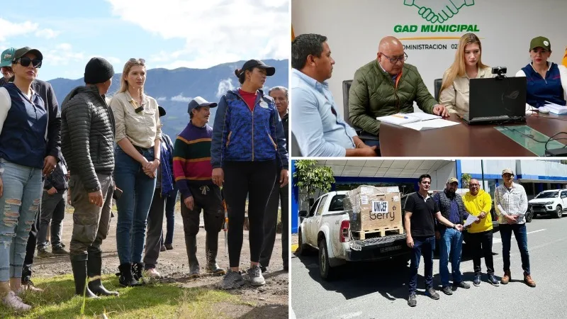 Restablecimiento urgente del agua en Chambo y Penipe: Acciones coordinadas por el MAATE