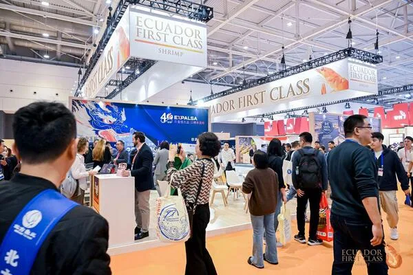 El Camarón Ecuatoriano Brilla en la CFSE 2024 en China