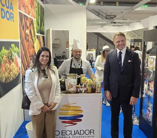 Empresas ecuatorianas destacan en ferias internacionales de alimentos en Italia, España e India