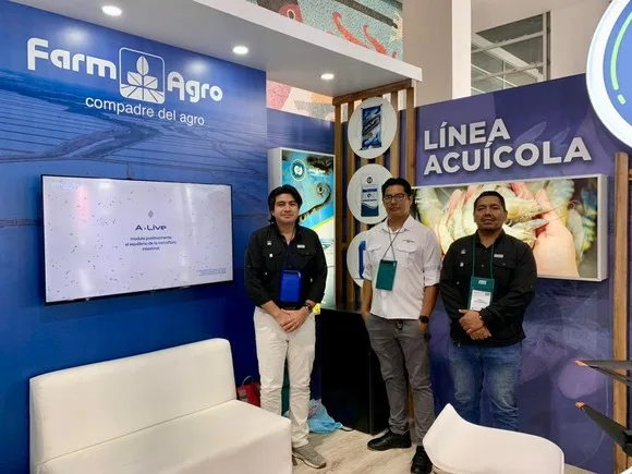 ECUADOR: Farmagro innova en acuacultura en AQUAEXPO 2025
