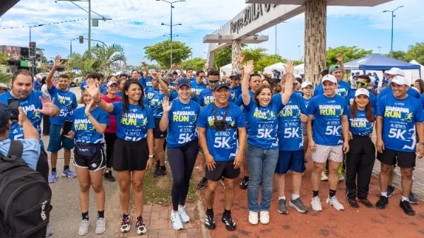 Banana Run unió a cientos de participantes en favor de una causa solidaria