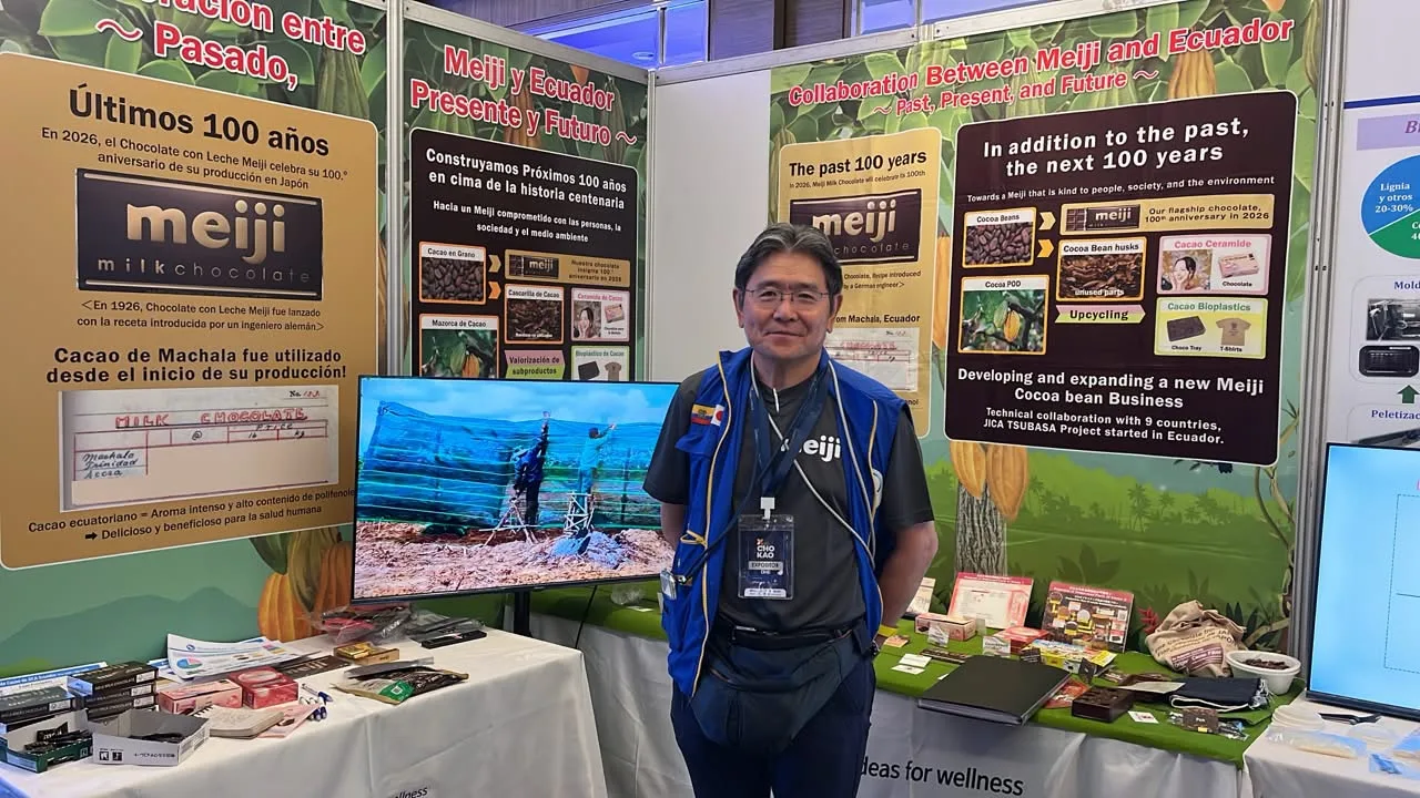 Japón transforma la cascarilla de cacao ecuatoriano en bioplásticos y textiles